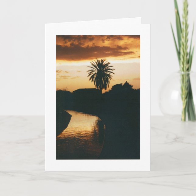 Sunset in Phoenix Card (Front)