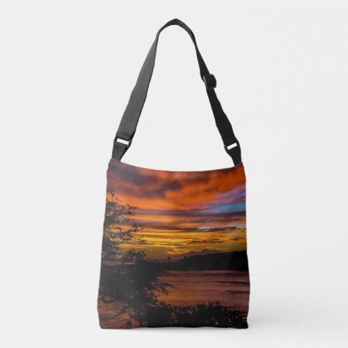 Sunset in Praia Cape Verde Crossbody Bag