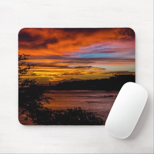 Sunset in Praia Cape Verde Mouse Pad