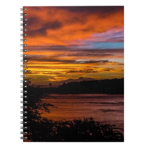 Sunset in Praia Cape Verde Notebook