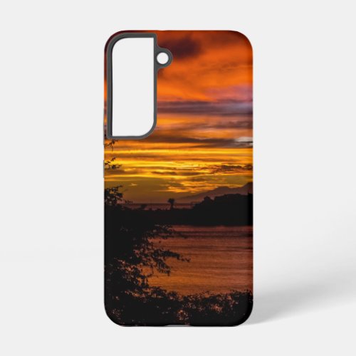Sunset in Praia Cape Verde Samsung Galaxy S22 Case