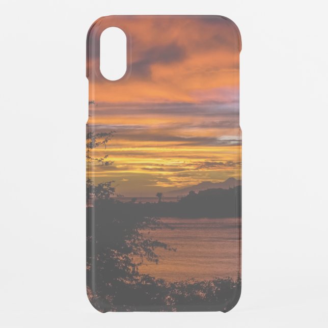 Sunset in Praia, Cape Verde Uncommon iPhone Case (Back)
