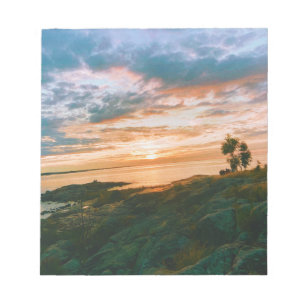 Sunset in Roslagen - Oregrund - Sweden Notepad