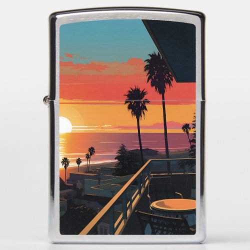 SUNSET IN SANTA MONICA 1 ZIPPO LIGHTER