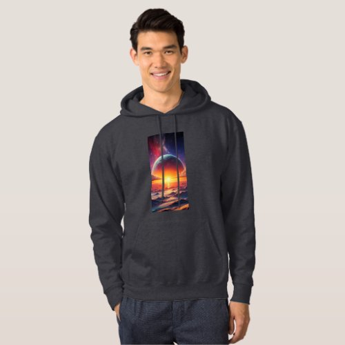 Sunset In Space  Hoodie