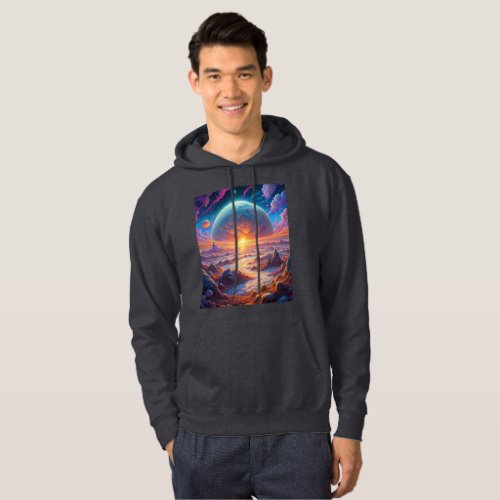 Sunset in Space Hoodie