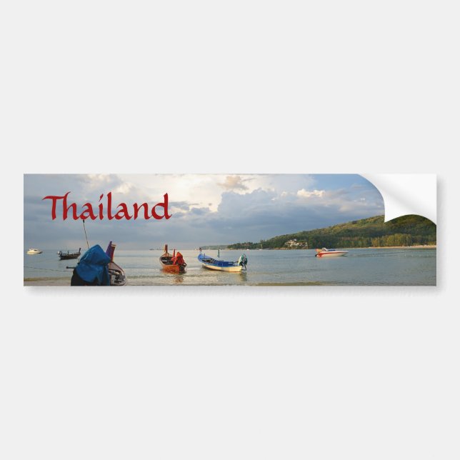 Sunset in Thailand Bumper Sticker (Front)