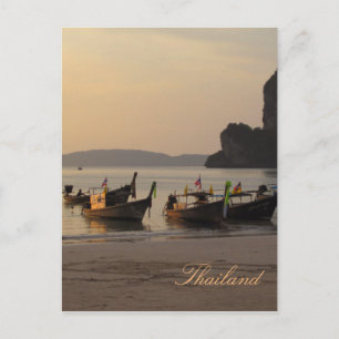 Sunset in Thailand Postcard