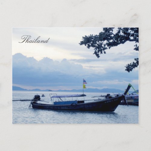 Sunset in Thailand Postcard