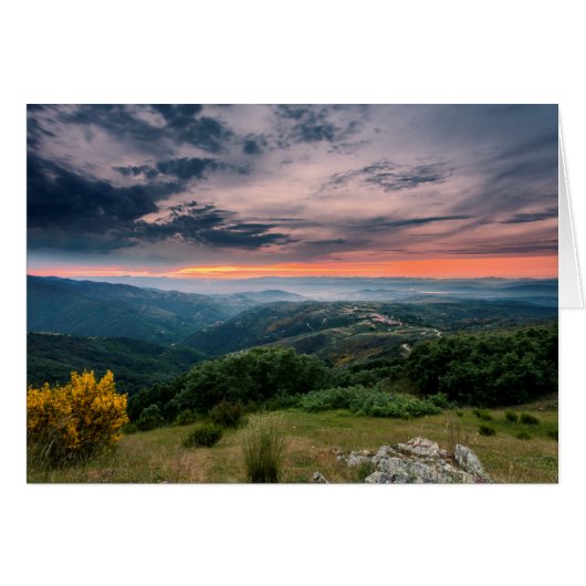 Sunset In The Bierzo Cards (Front Horizontal)