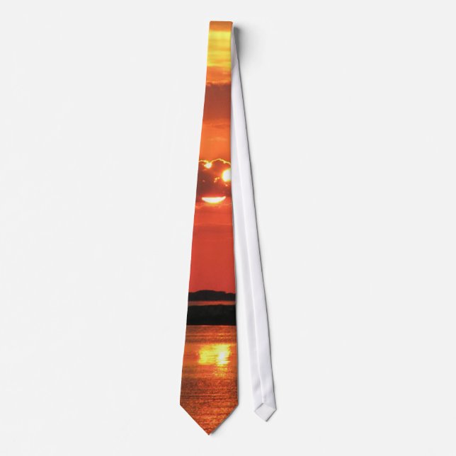 SUNSET IN THE CLOUDS NECK TIE (Front)