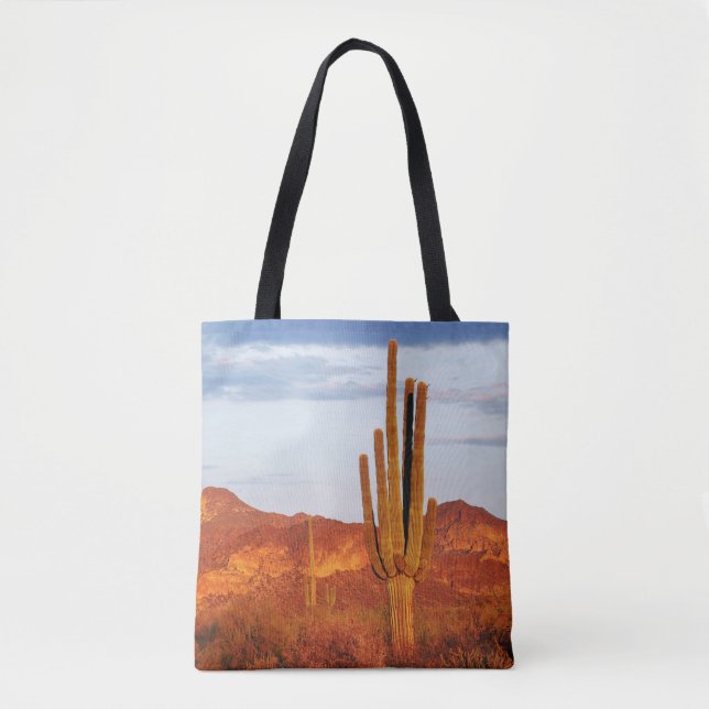 sunset in the East Valley Tote Bag (Front)