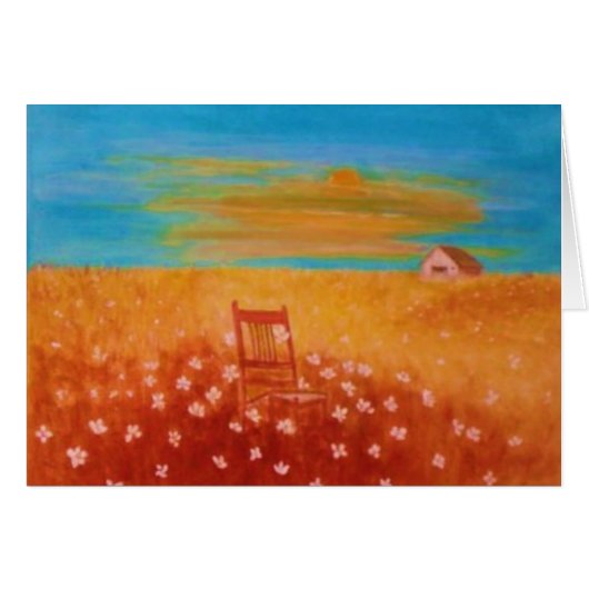Sunset in the Fields Cards (Front Horizontal)