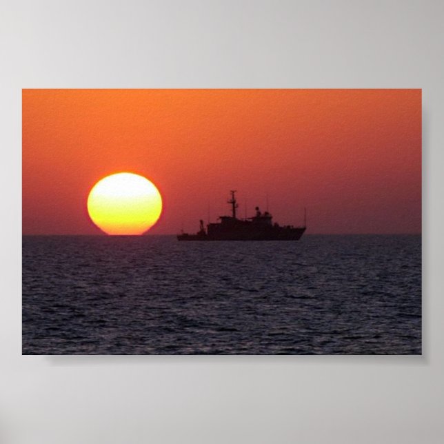 SUNSET IN THE GULF POSTER (Front)
