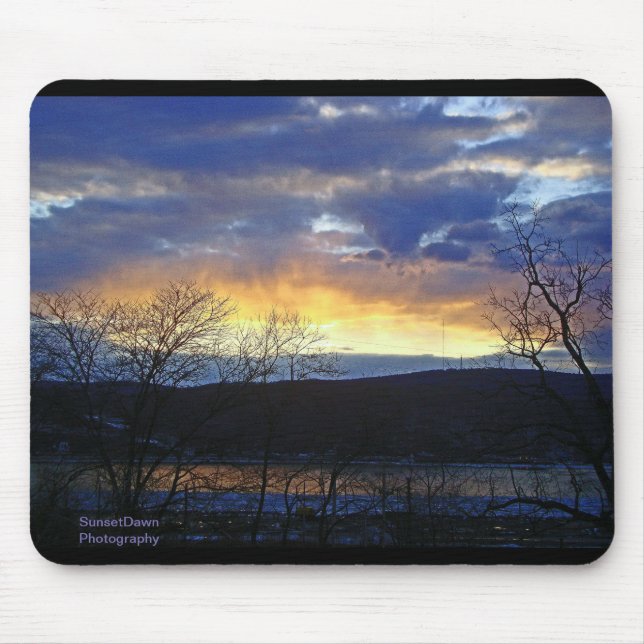 Sunset in the Hudson Valley Mouse Pad (Front)
