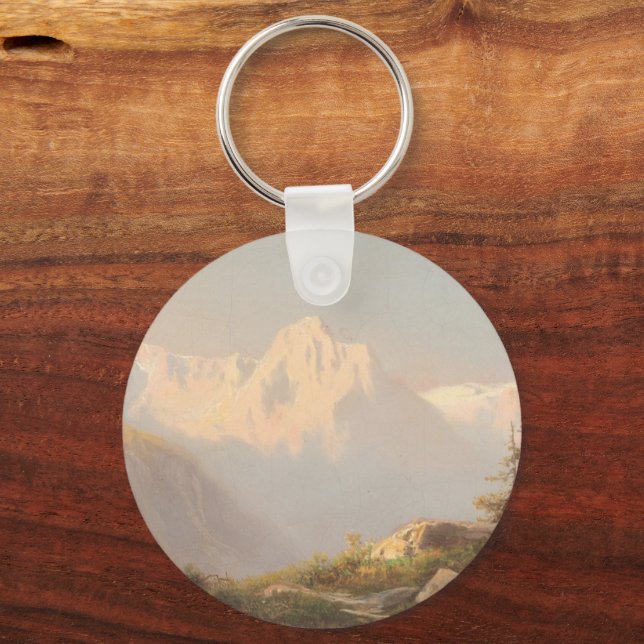 Sunset in the Mountains – Carl Lafite Keychain (Front)