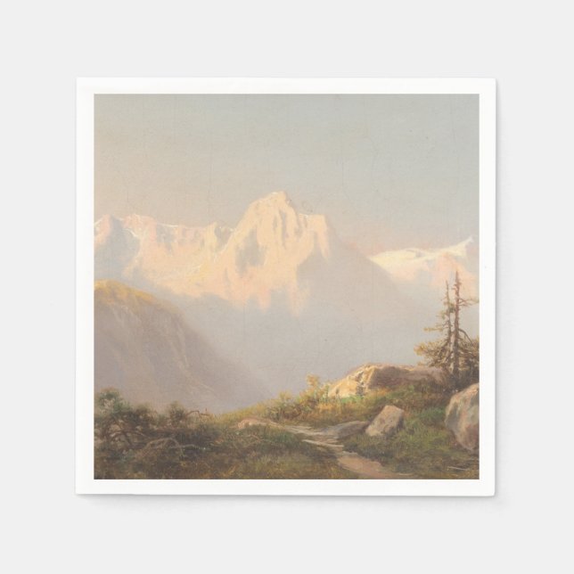 Sunset in the Mountains – Carl Lafite Napkins (Front)