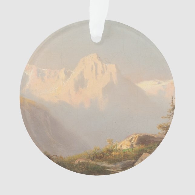 Sunset in the Mountains – Carl Lafite Ornament (Front)