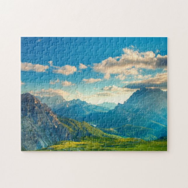 Sunset in the Mountains Jigsaw Puzzle (Horizontal)