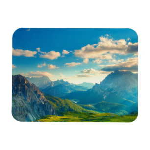 Sunset in the Mountains Magnet