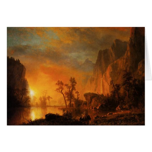 Sunset in the Rockies Cards (Front Horizontal)