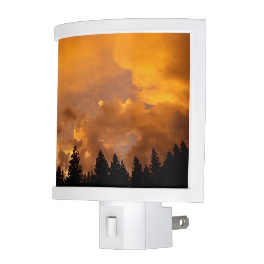 Sunset in the Sierras Night Light (Left)