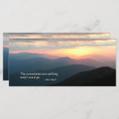 Sunset in the Smokies: Mtns are calling / Muir (Front/Back)