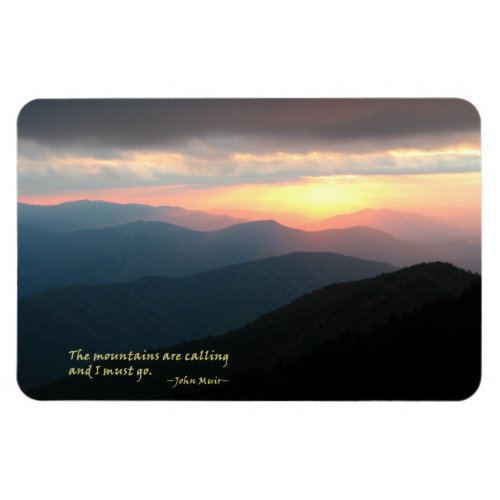 Sunset in the Smokies Mtns are calling  Muir Magnet