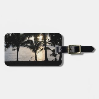 Sunset in the Tropics- Luggage Tag