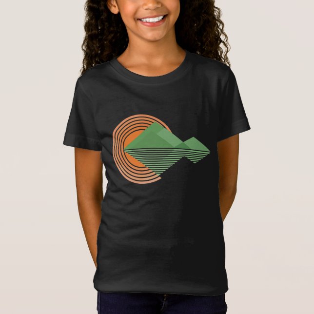 Sunset in the valley  T-Shirt (Front)