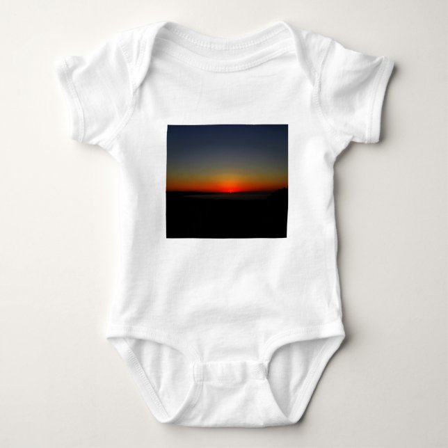 Sunset in the Water Baby Bodysuit (Front)