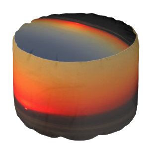 Sunset in the Water Pouf