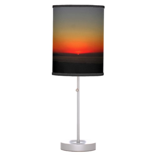 Sunset in the Water Table Lamp