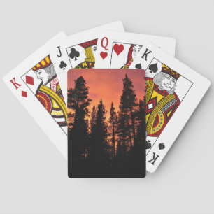 Sunset in Tuolumne Meadows, Yosemite, CA Poker Cards