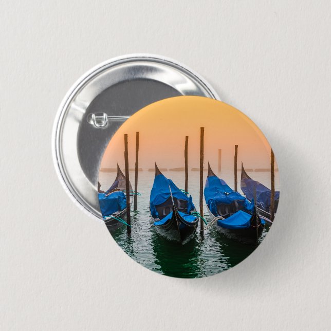 Sunset in Venice Button (Front & Back)