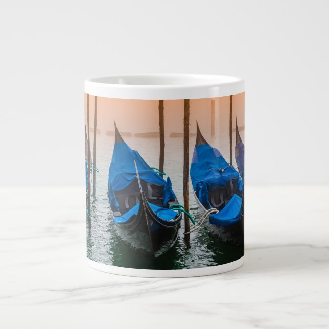 Sunset in Venice Giant Coffee Mug (Front)