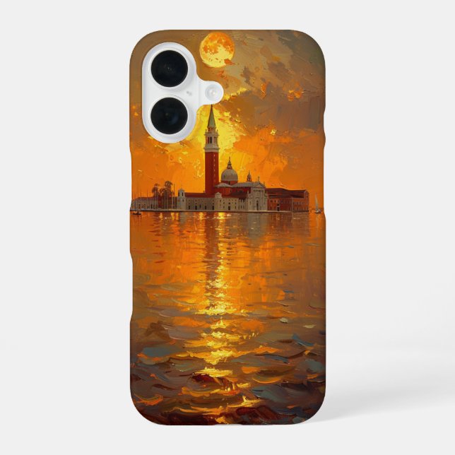 Sunset in Venice Iphone Case (Back)