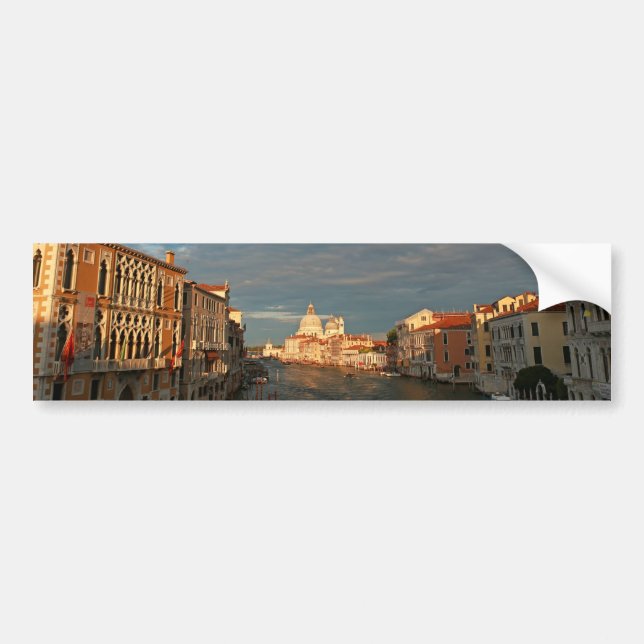 Sunset in Venice Italy Bumper Sticker (Front)