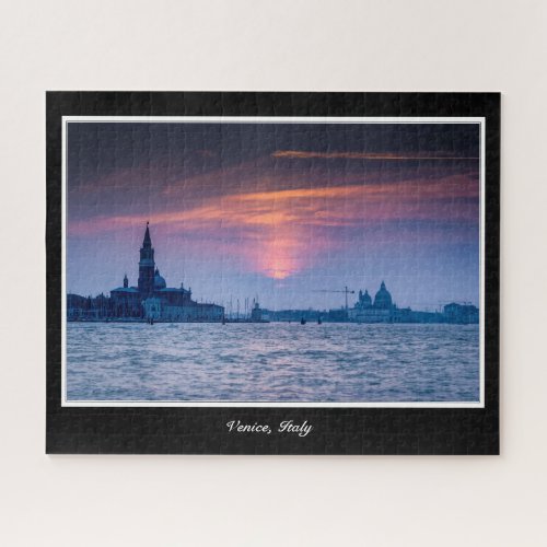 Sunset in Venice Italy Puzzle