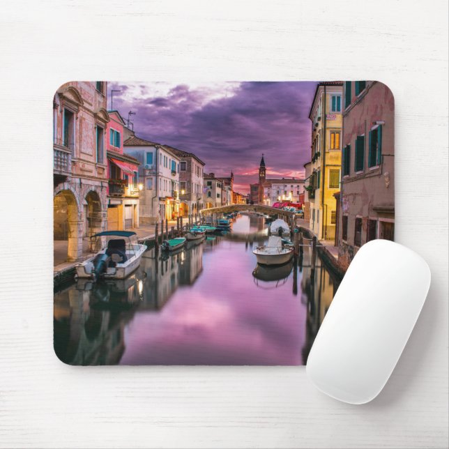 Sunset in Venice Mouse Pad (With Mouse)