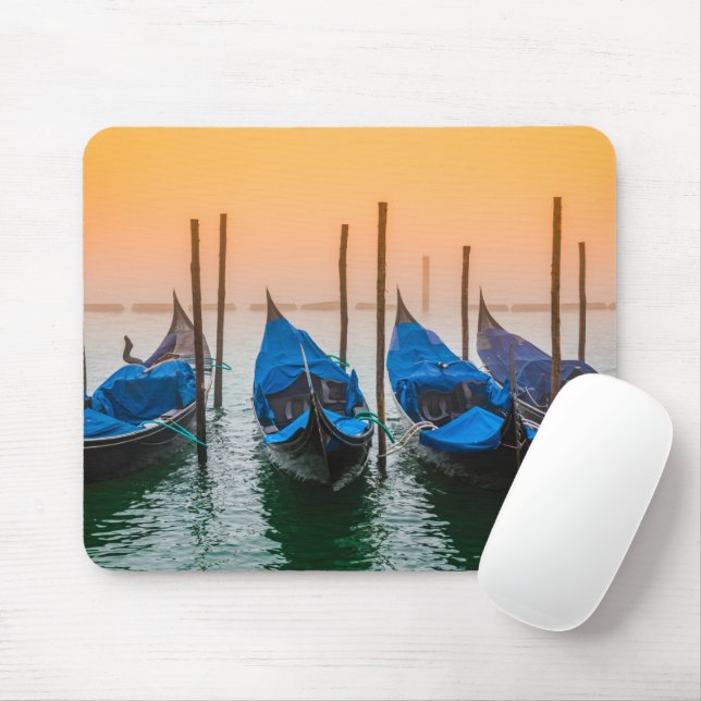 Sunset in Venice Mouse Pad (With Mouse)