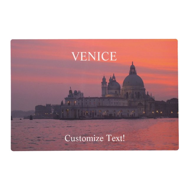 Sunset in Venice Placemat (Front)