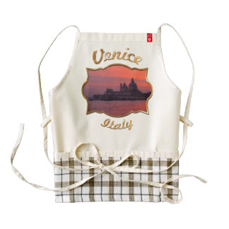 Sunset in Venice Zazzle HEART Apron