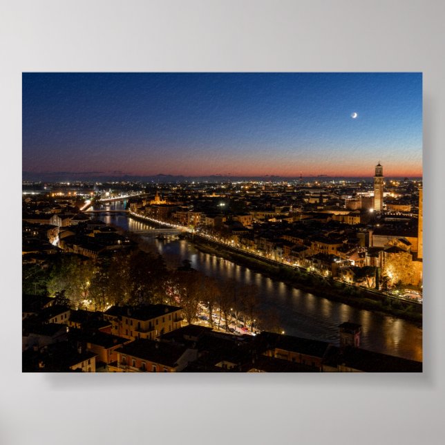 Sunset in Verona Poster (Front)
