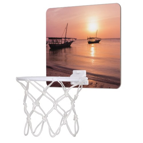 Sunset in Zanzibar Mini Basketball Hoop