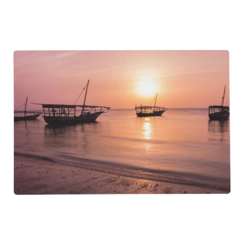 Sunset in Zanzibar Placemat