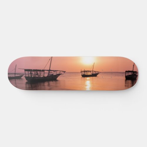 Sunset in Zanzibar Skateboard