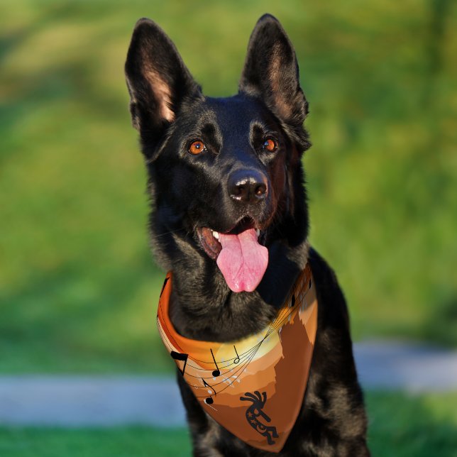 Sunset Indian Desert Southwestern  Pet Bandana Collar (Dog)