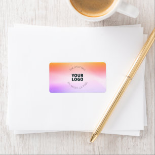 Sunset Inspired Ombre   Return Address or Product Label