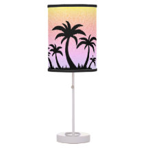 Sunset Island Beach Theme Table Lamp